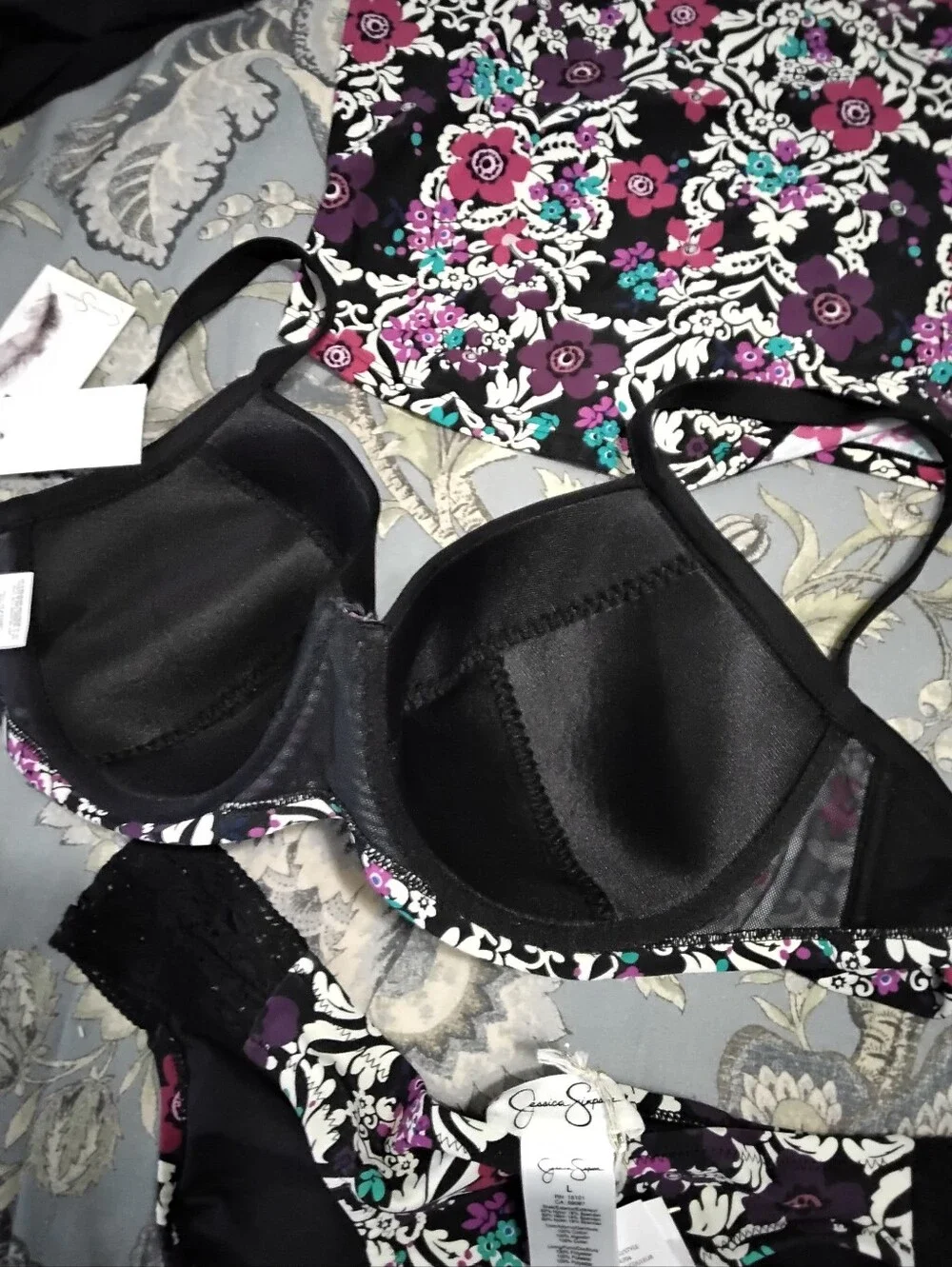 Jessica Simpson 3 Pc Swim Suit